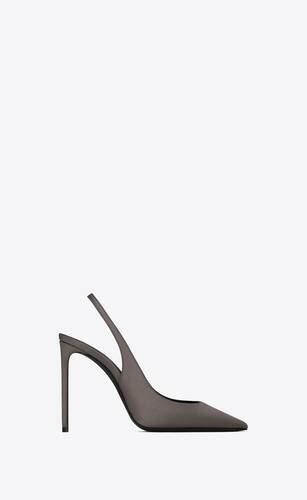 zoe pump ysl|Zoe slingback pumps in silk satin .